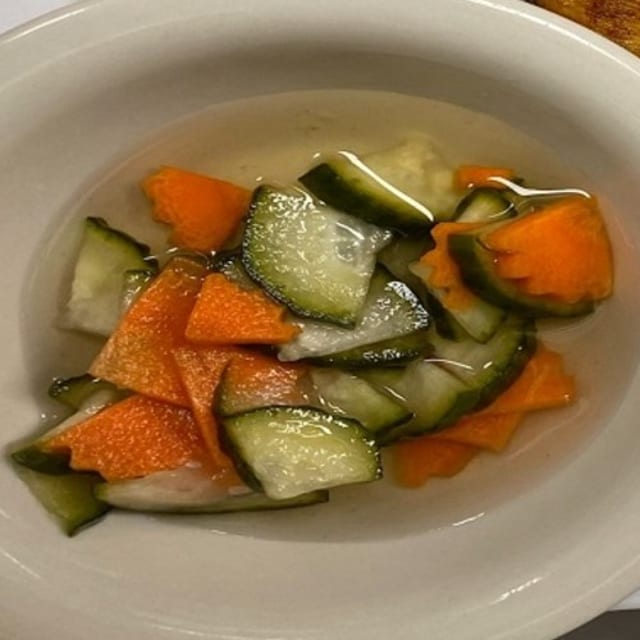 4 oz. cucumber salad.