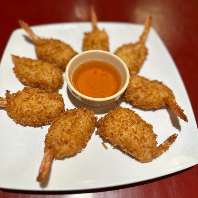 Coconut Butter Shrimp.