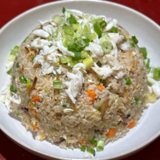 Crab Meat Fried Rice.